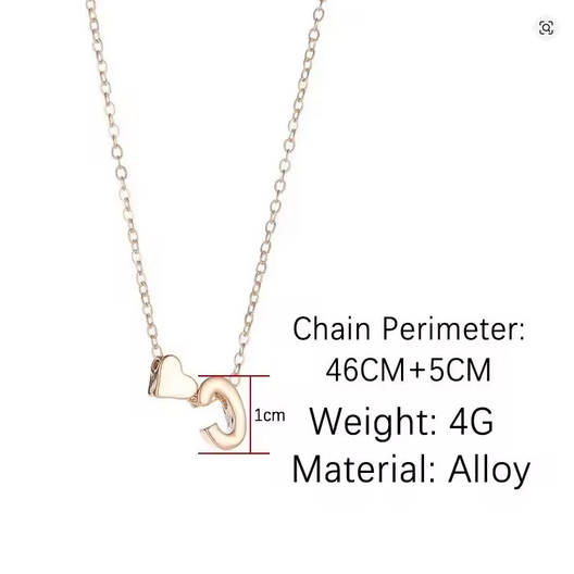 His Initial Necklace™ - Wear His Letter. Keep Him Close.