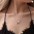 His Initial Necklace™ - Wear His Letter. Keep Him Close.