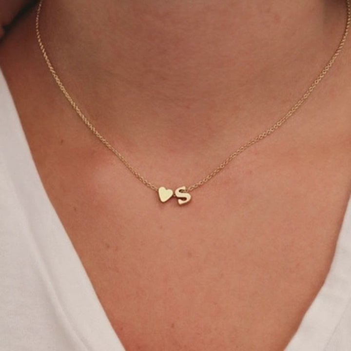 His Initial Necklace - Wear His Letter. Keep Him Close.
